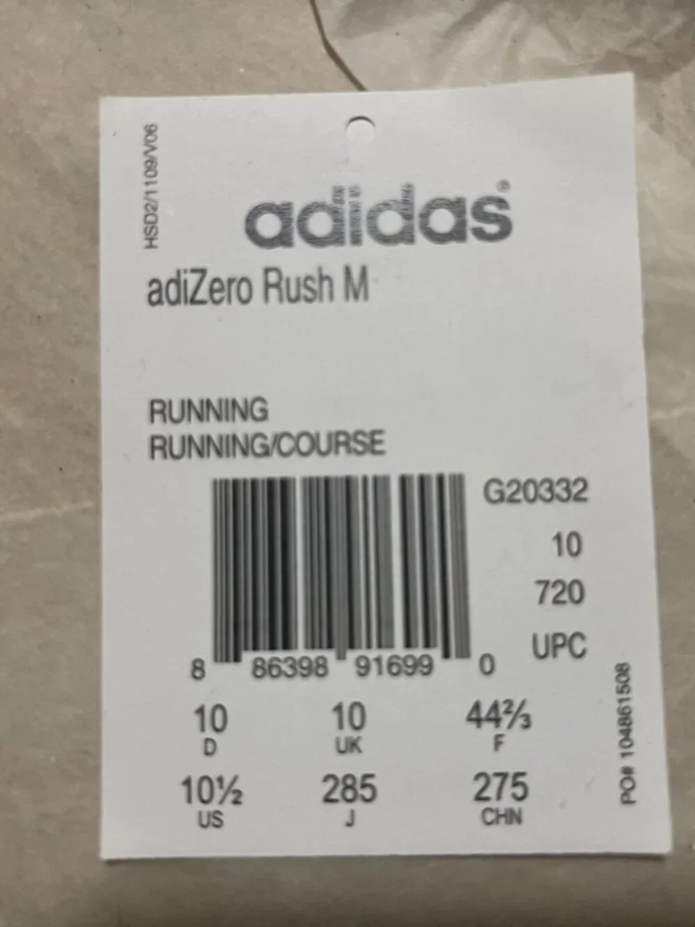 adidas adizero rush